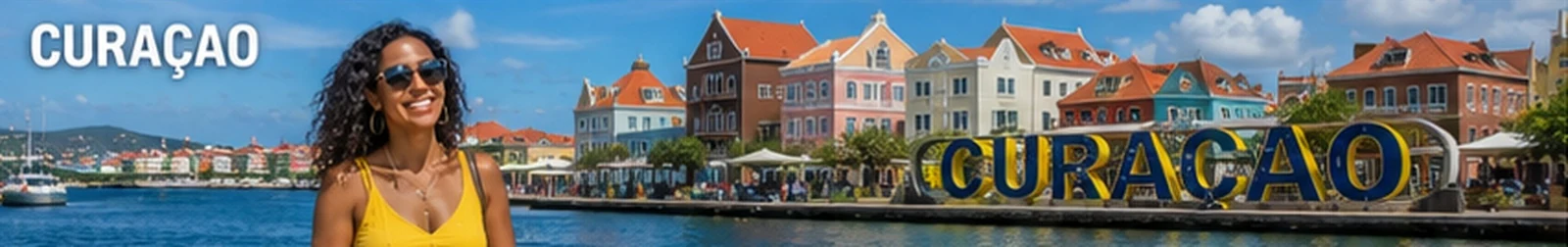 Traveller — Curacao Handelskade waterfront — in Curaçao