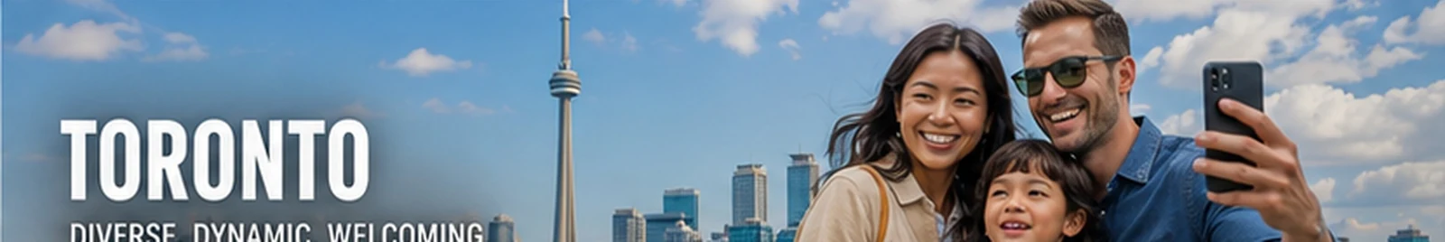 East Asian mixed family — Toronto family travel — in Toronto