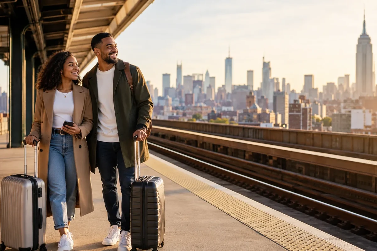 Traveller in New York City