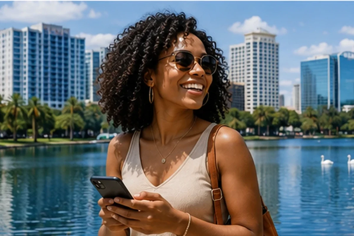Traveller in Orlando